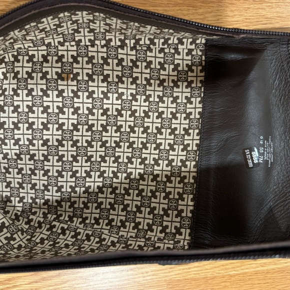 Tory Burch Jess Women’s Brown Leather Riding Boots Size 7M - Picture 5 of 9